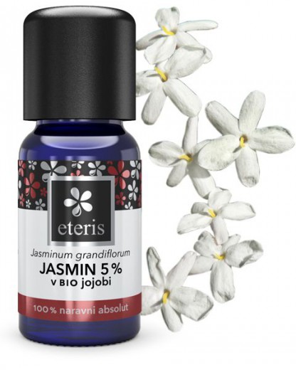 Eteris, Jasmin, 5-% absolut v bio jojobinem olju, 10 ml