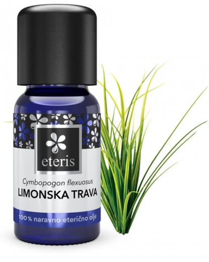 Limonska trava, eterično olje Eteris, 10 ml