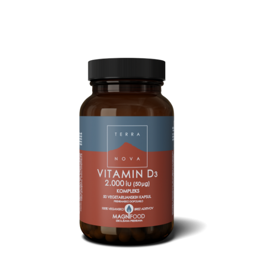 Vitamin D3 Terranova, 50 kapsul