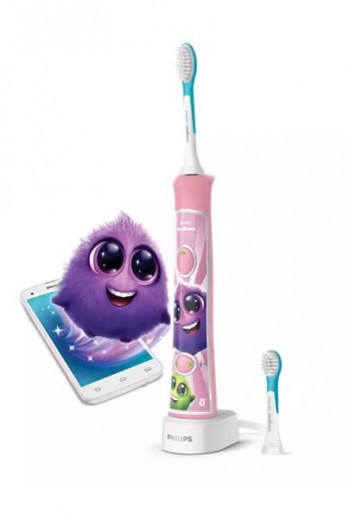 Sonicare HX6352/42 zobna ščetka ForKids, Bluetooth, roza