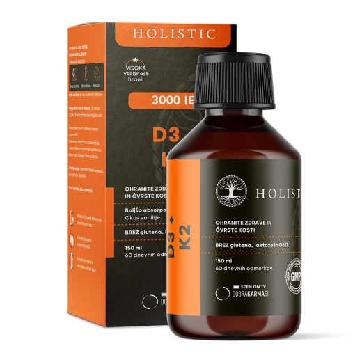 Vitamin D3 + K2, 150ml