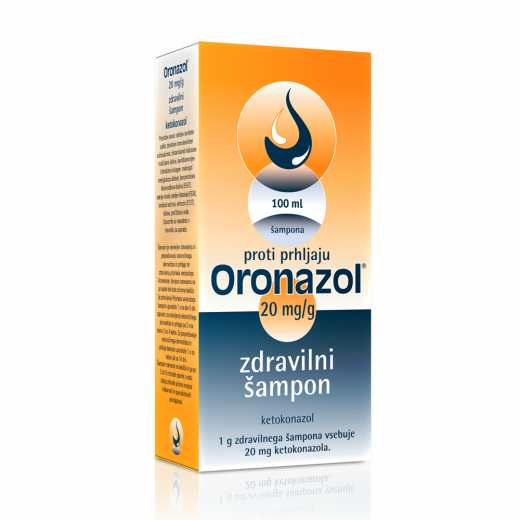 Oronazol 20 mg/g zdravilni šampon, 100 ml