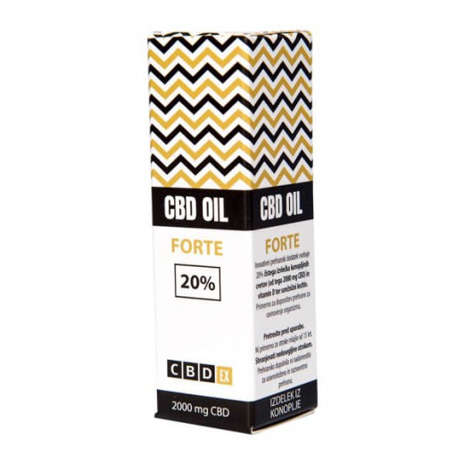 CBDex®, CBD kapljice FORTE 20%, 10 ml