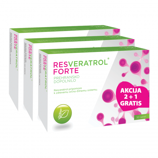 Resveratrol Forte 30 tbl- AKCIJA 2+1