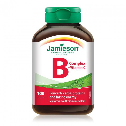 Jamieson B kompleks + Vitamin C, tablete