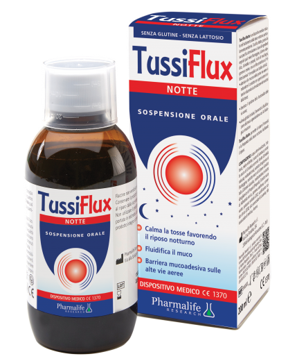 Tussiflux za nočni kašelj, peroralna suspenzija, 200 ml