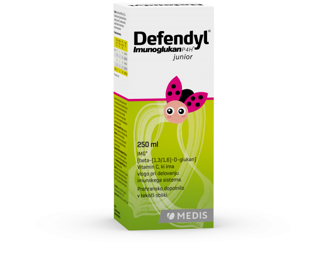 Defendyl-Imunoglukan P4H Junior, steklenička 250 ml