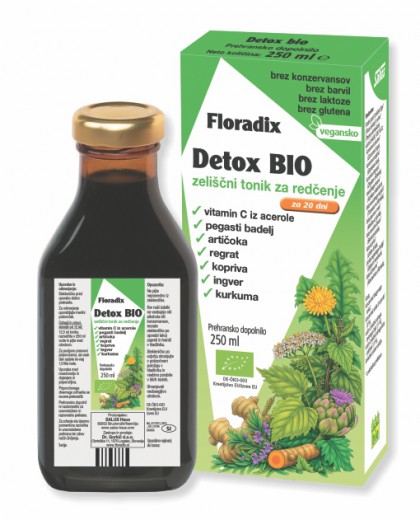 Floradix Detox BIO zeliščni tonik za redčenje