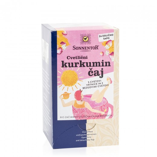 Cvetlični kurkumin bio čaj, 18 čajnih vrečk