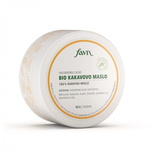 Kakavovo maslo, Favn, 80 g 