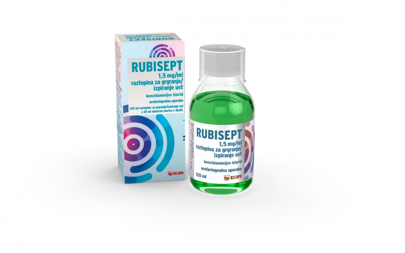 RUBISEPT 1,5 mg/ml raztopina za grgranje/izpiranje ust