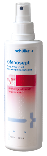 Ofenosept 1mg/20mg/1ml dermalno pršilo raztopina plastenka 250ml