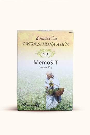 Čajna mešanica MemoSIT patra Simona Ašiča (20), 50 g