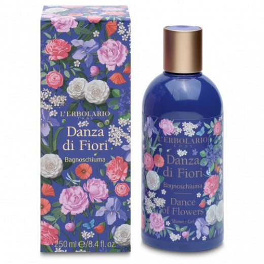 L'Erbolario, Danza di Fiori Kopel, gel za prhanje, 250 ml