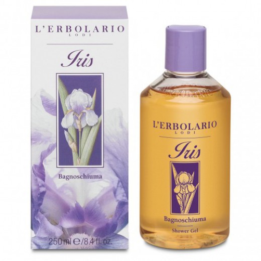 L'Erbolario, Iris kopel, gel za prhanje, 250 ml