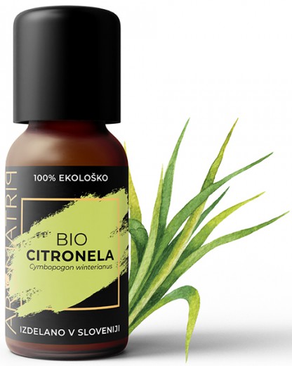 CITRONELA – BIO eterično olje AROMATRIP® 15 ml