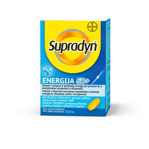 Supradyn Energija 50+, 30 tablet