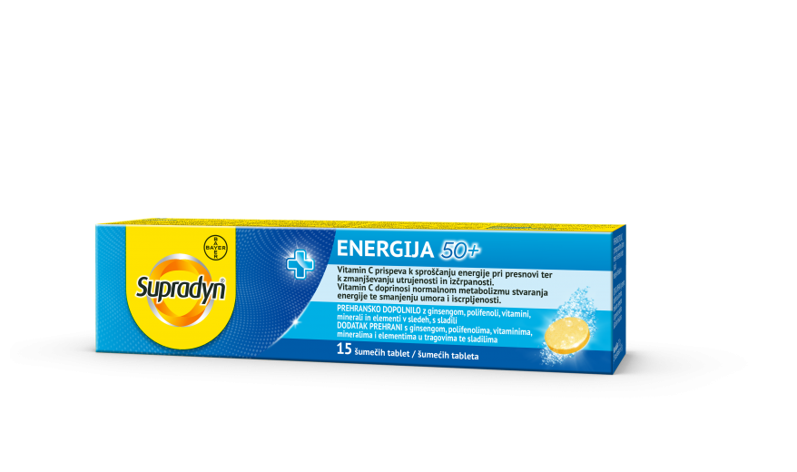 Supradyn Energija 50+, 15 šumečih tablet