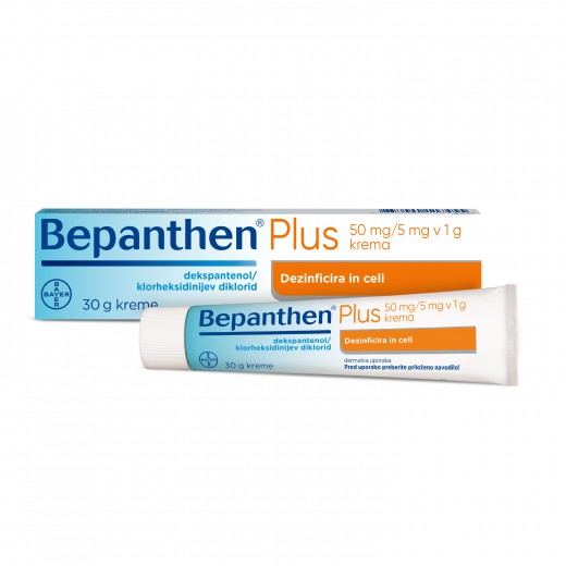 Bepanthen Plus 50 mg/5 mg v 1 g krema, 30 g