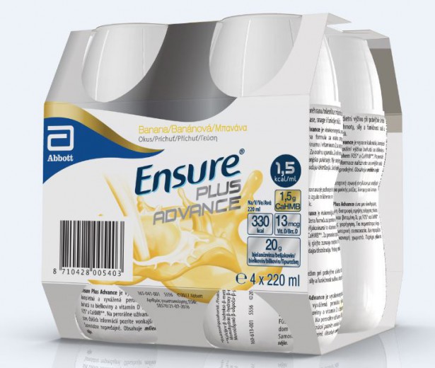 Ensure Plus Advance Banana, 4 x 220 ml