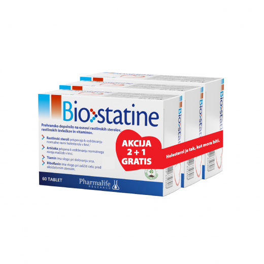 BIOSTATINE 2+1 GRATIS, 180 tablet