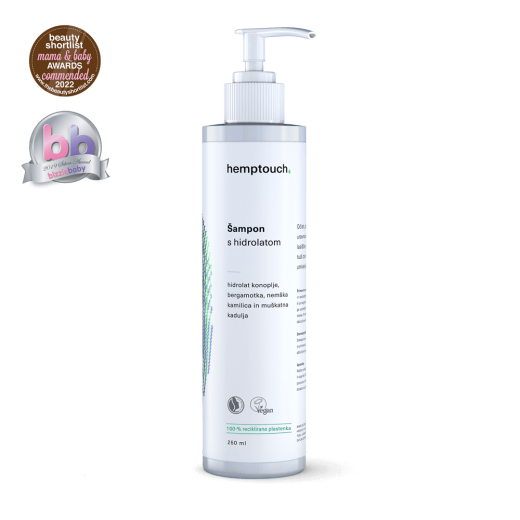 Šampon s hidrolatom Hemptouch, 250 ml