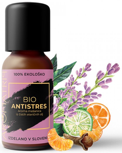 ANTISTRES – BIO mešanica eteričnih olj 15 ml