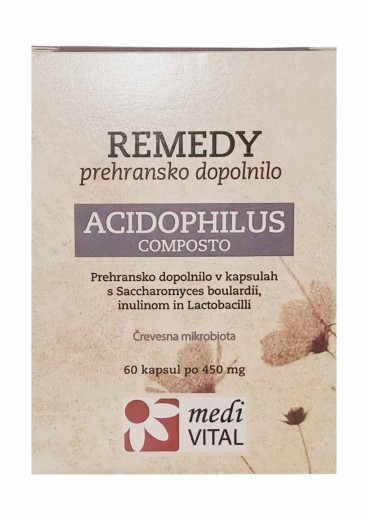 Acidophilus composto Medivital, 60 kapsul 