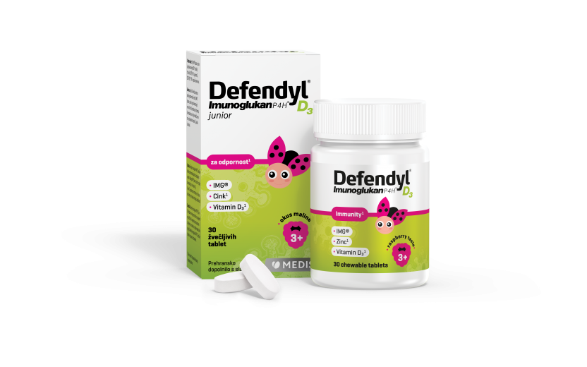 Defendyl-Imunoglukan P4H® D₃ žvečljive tablete