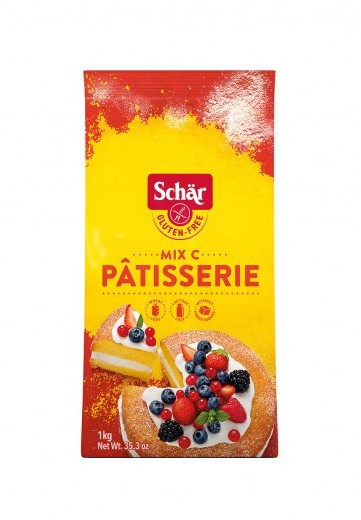 Moka za kolače in piškote brez glutena, mešanica C, Schar, 1 kg