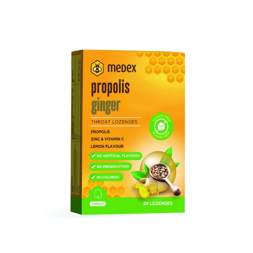 Propolis Ginger, pastile (24 pastil)