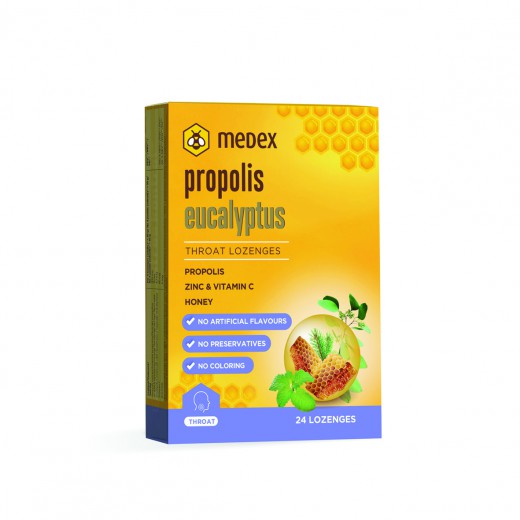 Propolis Eucalyptus, pastile (24 pastil)
