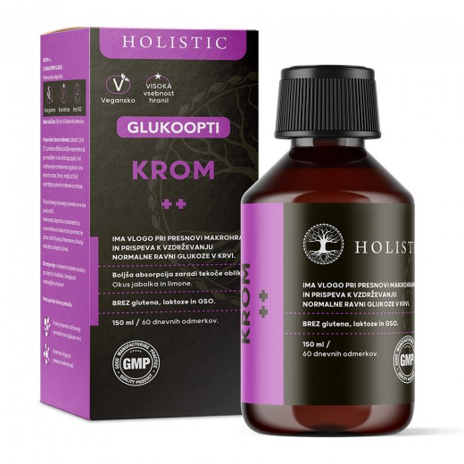 Krom, GlukoOpti, 150ml