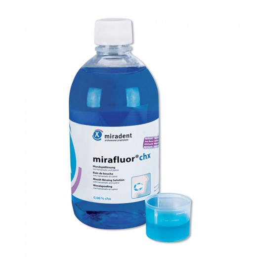 Mirafluor chx 0,06% antibakterijska ustna voda 500 ml