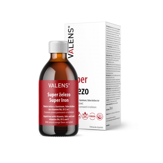 Valens Super železo, tekočina, 200 ml