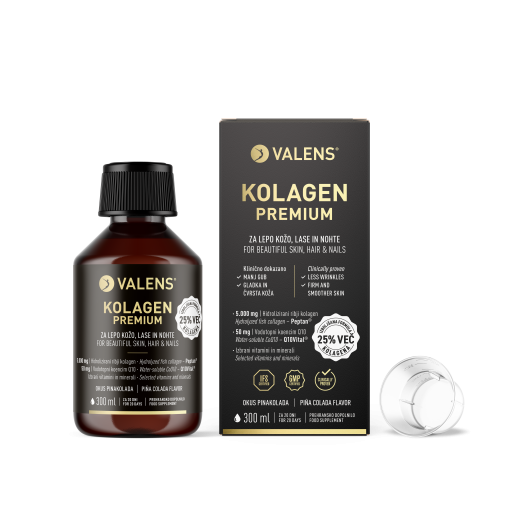 Valens Kolagen Premium pinakolada, tekočina, 300 ml