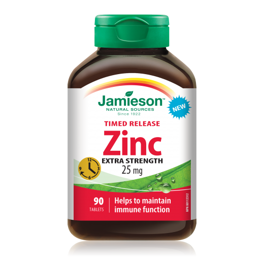 Jamieson Cink 25 mg, tablete s podaljšanim sproščanjem