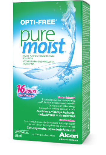 Opti-Free Pure Moist raztopina 90 ml