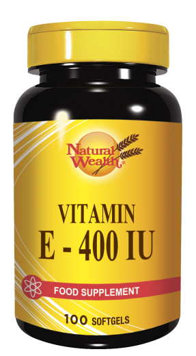 Natural Wealth Vitamin E 400 i.e. - 268 mg, 100 kapsul