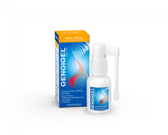 Gengigel® pršilo za dlesni za težje dostopna mesta ustne votline