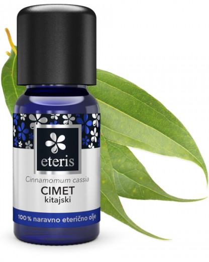 Cimet, kitajski, eterično olje Eteris, 10 ml