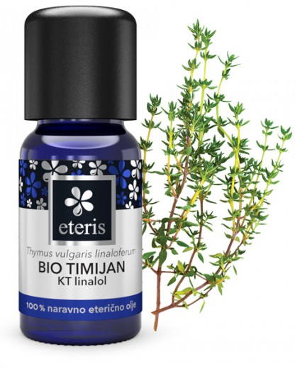 Timijan, KT linalol, eterično olje Eteris, 5 ml