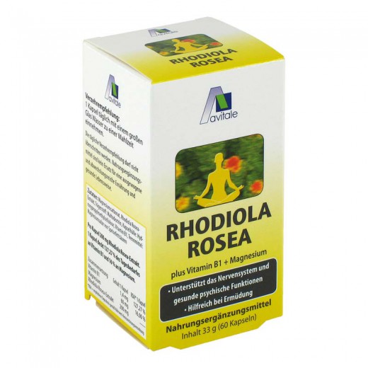 Avitale Rhodiola (rožni koren), 60 kapsul