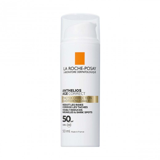 La Roche-Posay, ANTHELIOS AGE-CORRECT Krema za zaščito pred soncem proti staranju kože na obrazu SPF50, 50 ml