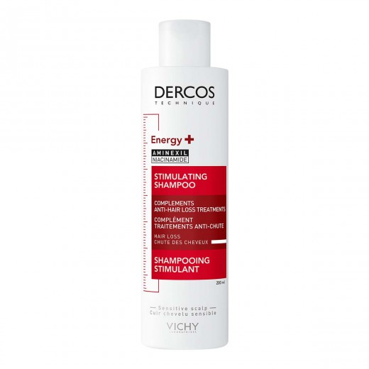 VICHY, DERCOS ENERGY+ Stimulativni šampon proti izpadanju las, 200 ml