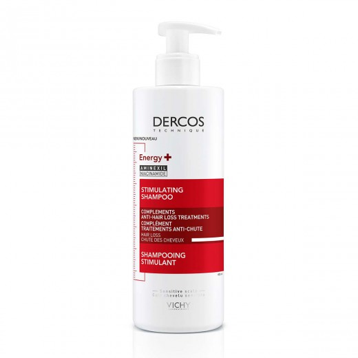 VICHY, DERCOS ENERGY+ Stimulativni šampon proti izpadanju las, 400 ml