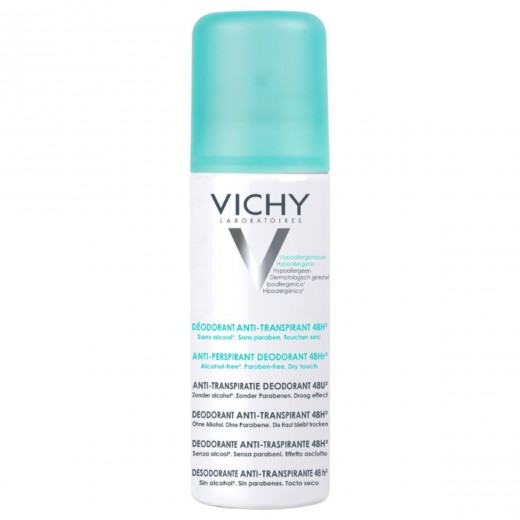 VICHY, DÉODORANT Dezodorant z antiperspirantom v razpršilu pod pritiskom za uravnavanje potenja 48h, 125 ml