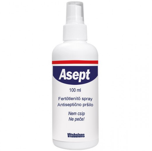 Asept, antiseptično pršilo, 100 ml 