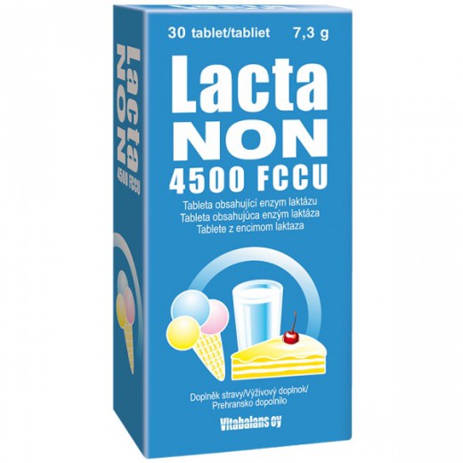 LactaNON 4500 FCCU, encim laktaza, 30 tablet 