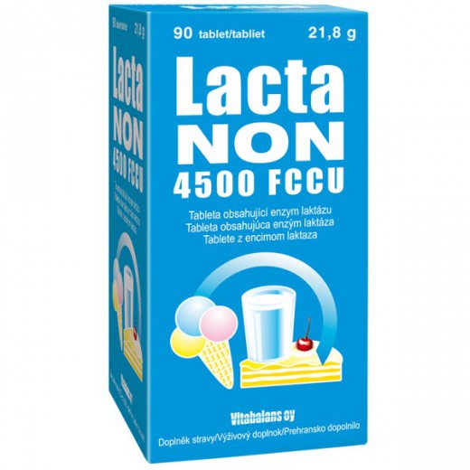 LactaNON 4500 FCCU, encim laktaza, 90 tablet 